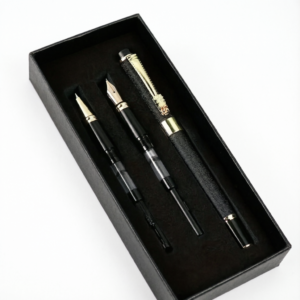 plumilla 4 Plumas de Metal Mate: Elegancia y Precisión para Escritura Profesional