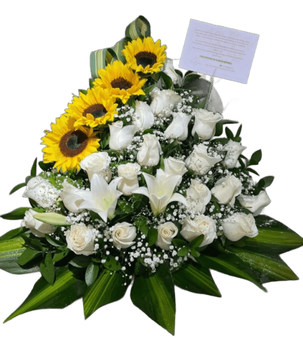 rosas 3 Suspiro de Sol con mensaje