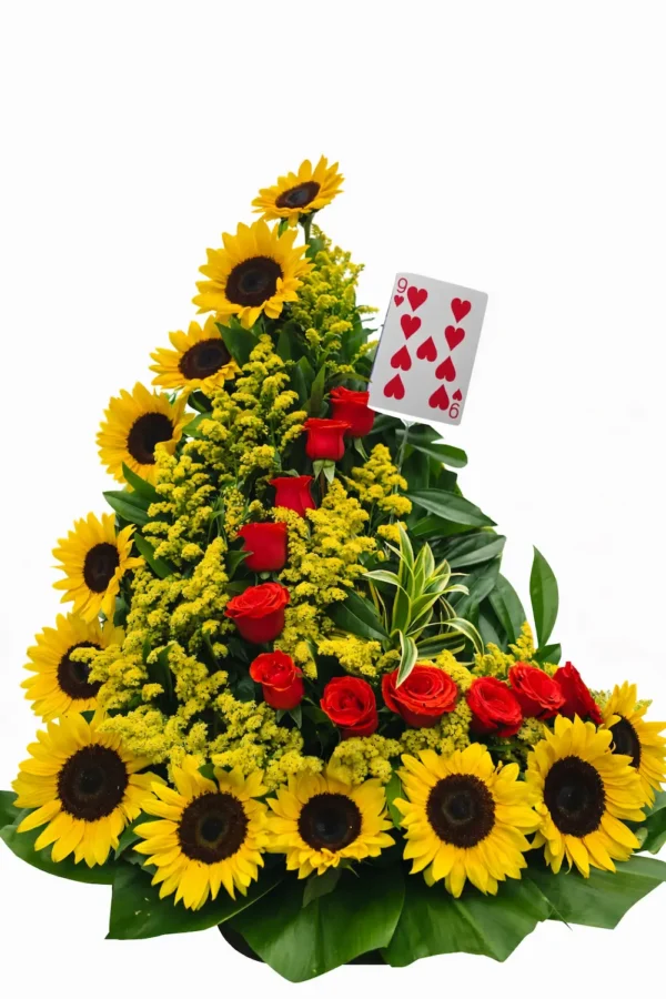 Ramo de flores: Romance Bajo el Sol